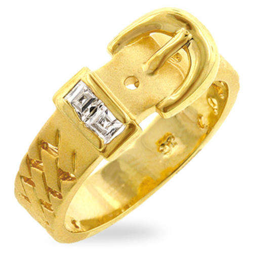 Gold Buckle Ring *USA IMPORT*